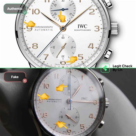 iwc how to spot a fake|false iwc watches.